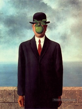 Rene Magritte Painting - Rene Magritte Son of Man Rene Magritte
